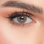 Naturèl Core Cloud colored contact lens on the eye